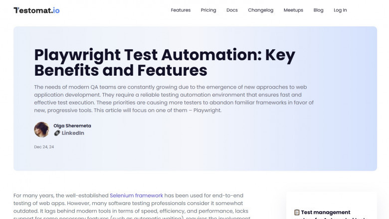 Test Automation with Playwright: Definition and Benefits of This Testing Framework