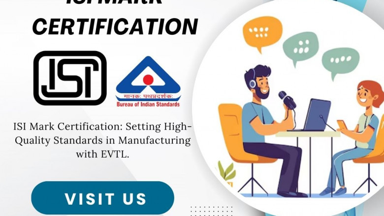 Ensure Quality with ISI Mark Certification—EVTL India Leads the Way