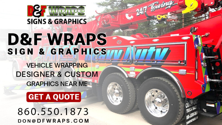 Custom Vehicle Wraps and Graphic Design in CT by D&amp;F Wraps