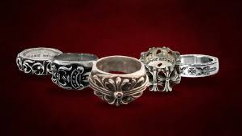 Luxury Chrome Hearts Logo Ring