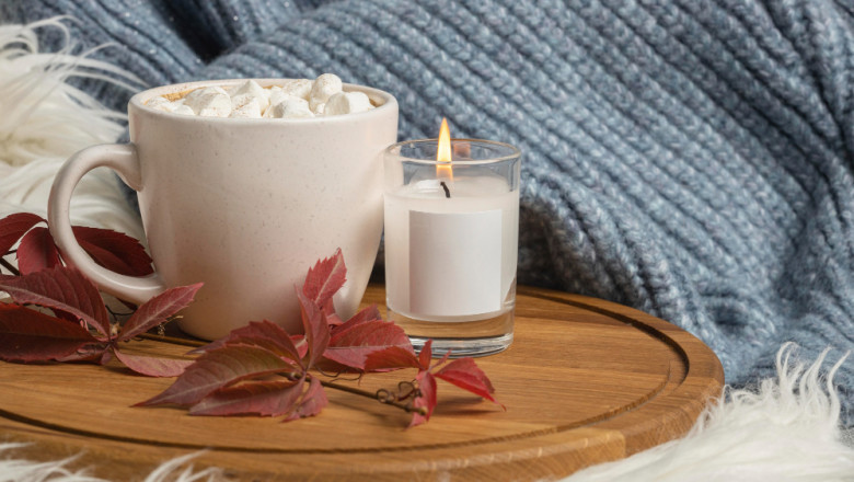 The Magic of Fall Indoors with Yankee Candle Autumn Wreath