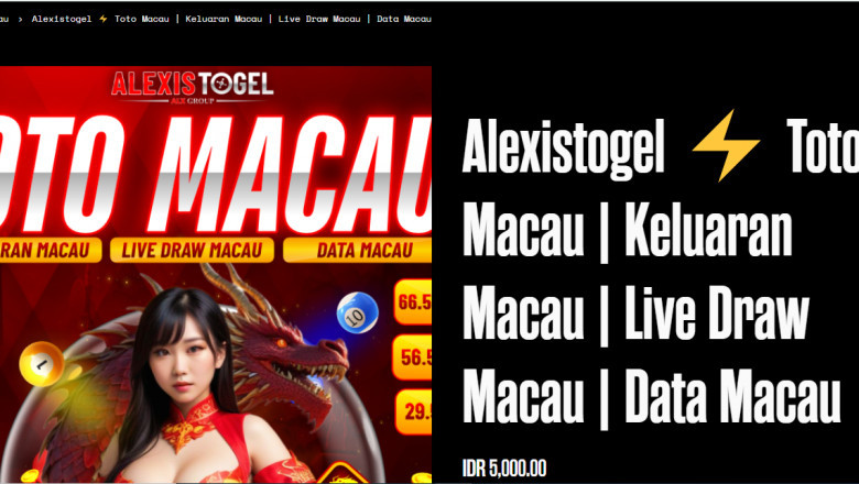 Toto Macau: Evolusi Togel Modern dengan Live Draw Transparan di Alexistogel