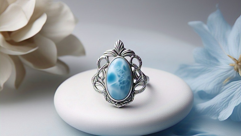 Wave Wrap: Larimar Jewelry With Fluid Designs
