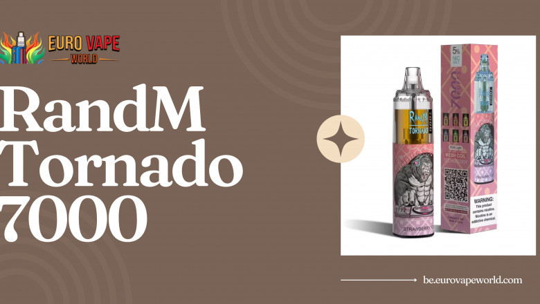 Ontdek de RandM Tornado 7000 – Innovatieve Wegwerp Vape nu ook in België verkrijgbaar