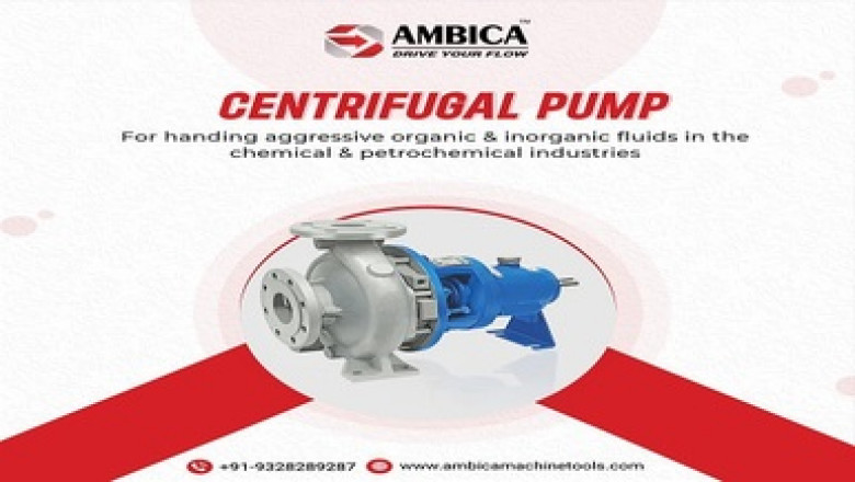 Ambica Machine Tools - Centrifugal Pump Manufacturer in India