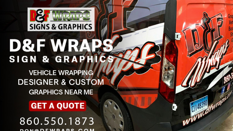 Boost Your Brand Visibility with D&amp;F Wraps – Vehicle and Advertising Wraps in CT
