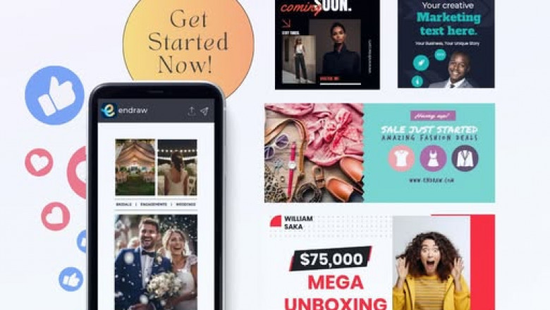 Use Free Social Media Templates by enDraw – Save Time &amp; Work Smarter