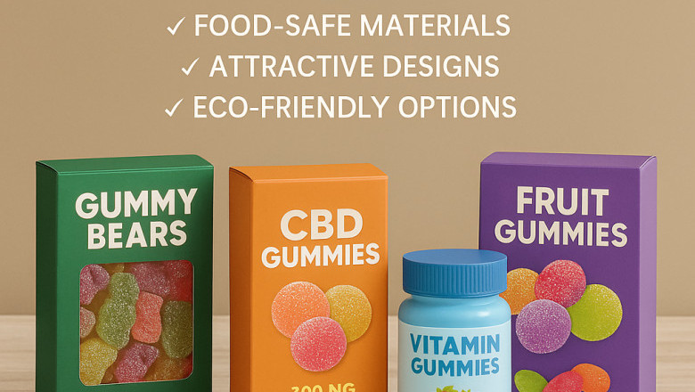 Custom Gummies Boxes: The Perfect Blend of Protection, Presentation & Promotion