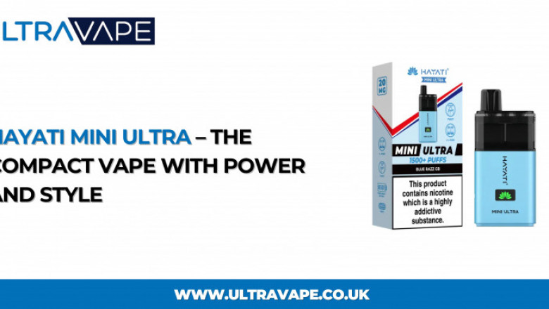 Hayati Mini Ultra – The Compact Vape with Power and Style