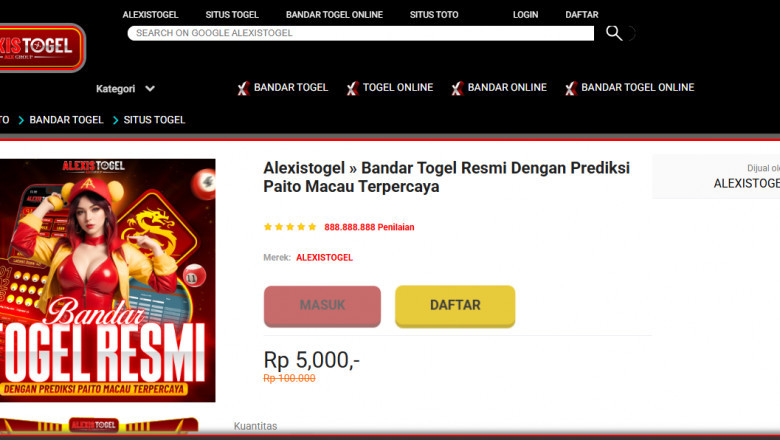 Alexistogel: Bandar Togel Online Resmi dengan Prediksi Paito Macau & Pasaran Terlengkap
