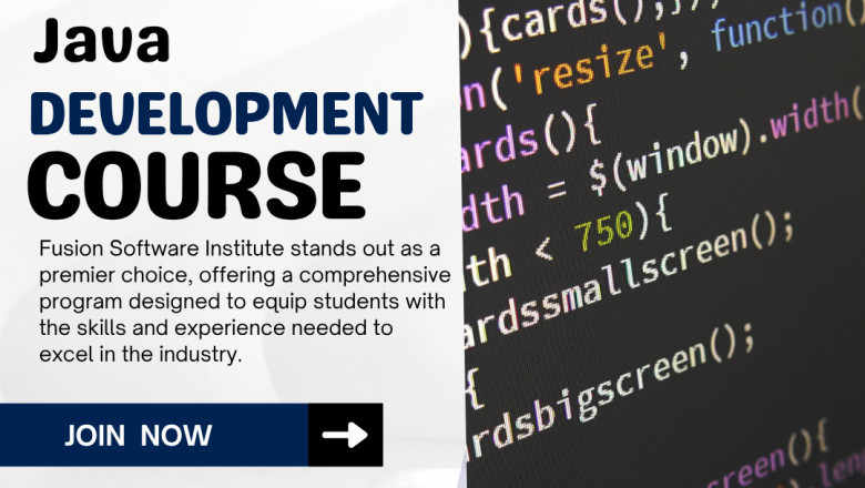 Master In-Demand Java Frameworks with Real-World Project Training at Fusion Software Institute