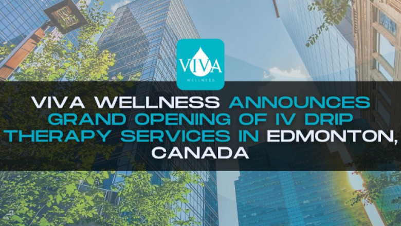 Viva Wellness Announces Grand Opening of IV Drip Therapy Services in Edmonton, Canada