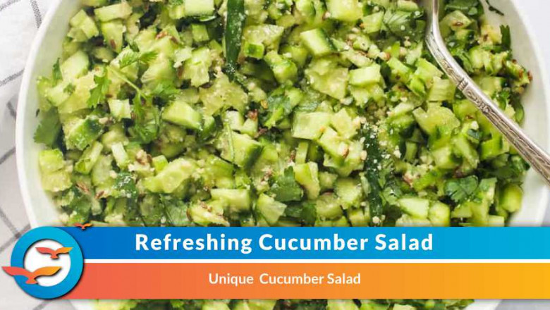 Cucumber Salad for Diabetes Control